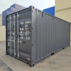 20 Foot STD One-Trip Grey Ral 7015 with Easy Open Door
